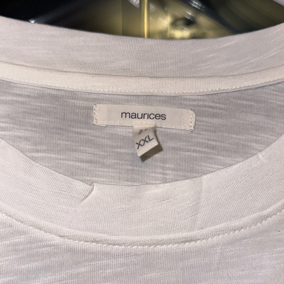 NEW! Maurices White Game On Game Day Vintage Graphic Oversized Crewneck T-Shirt - Picture 15 of 16